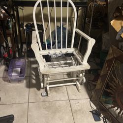 Rocking White Chair 