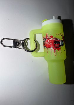 Coca-Cola Tumbler Chapstick Keychain