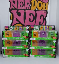 Nee Doh Baby Boos Glow in the Dark Squish Toys