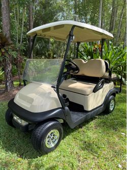 MINT 48 VOLT CLUB CAR PRECEDENT GOLF CART!  4 SEATER RUNS AND DRIVES GREAT!!