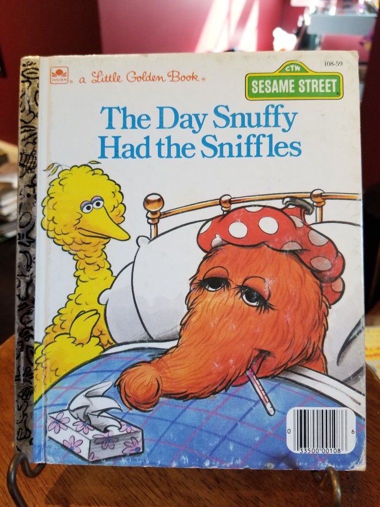Little Golden Book #108-59 The Day Snuffy had the Sniffles 1997