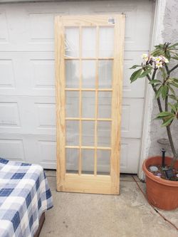 Wood French Door  - New