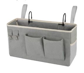 Bedside Storage Caddy/Bedside Hanging Storage Bag for Headboards Bunk Beds