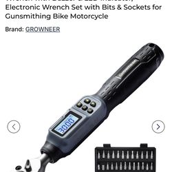 GROWNEER Digital Torque Wrench, 1.1-22.1 Ft-Ibs/1.5-30 Nm, 1/4" Drive Inch Pound Torque