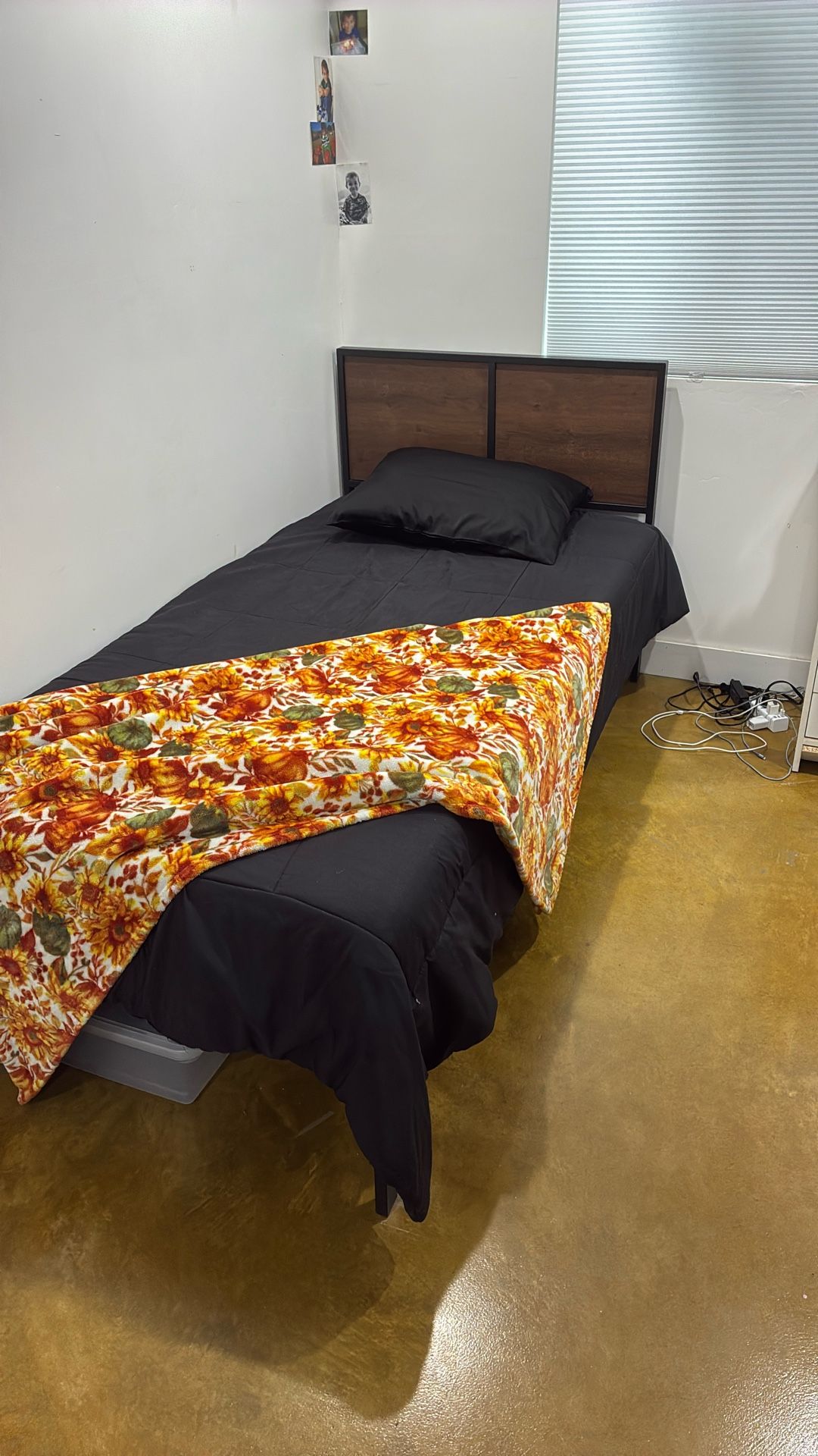 Black Metal Bed Frame