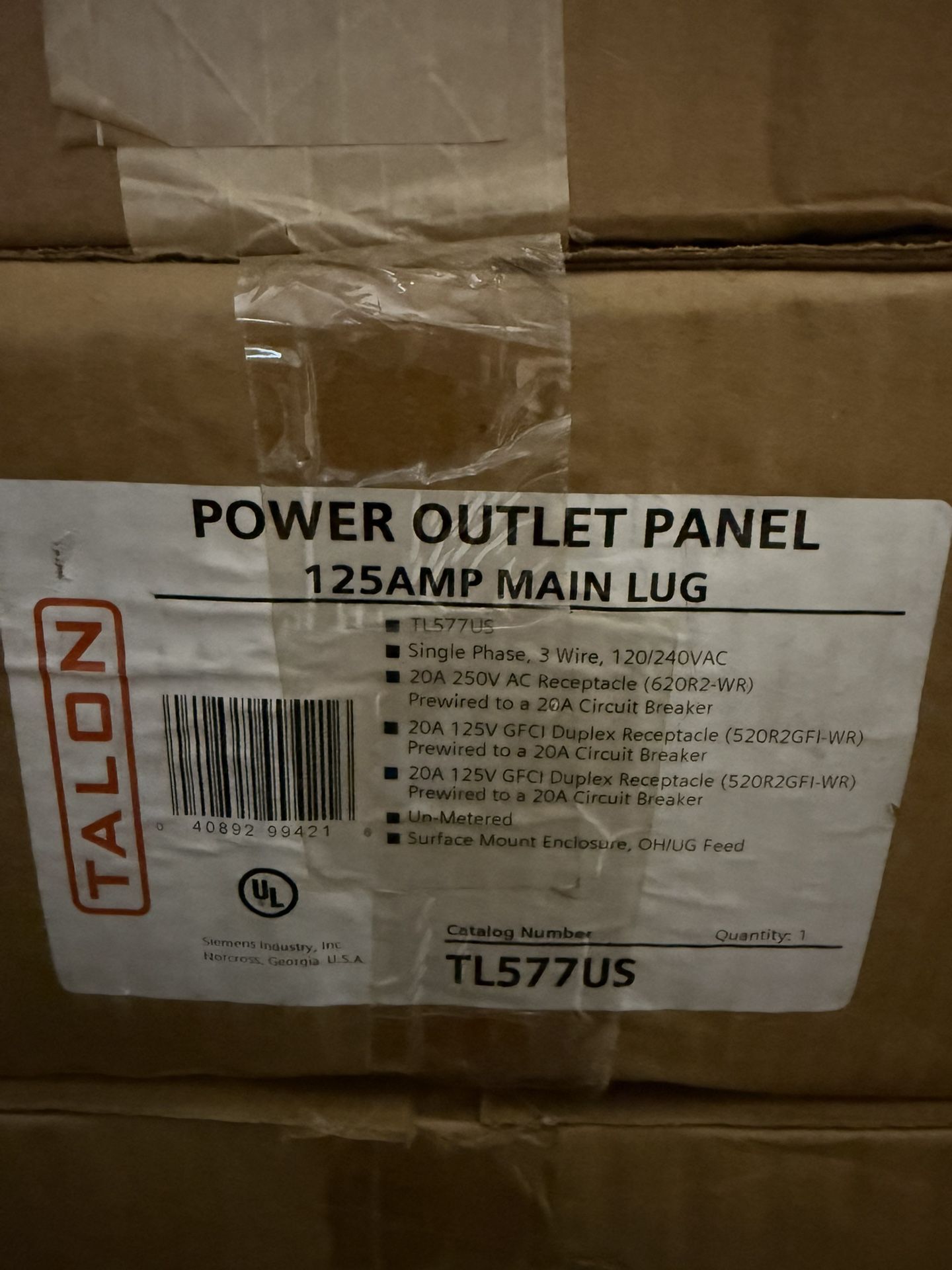 Power Outlet Panel