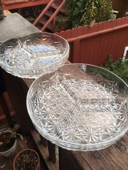 Crystal Relish/Nut/Candy Trays