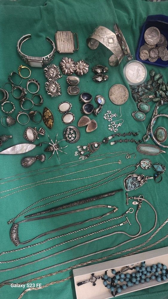 Silver, Turquoise Etc...