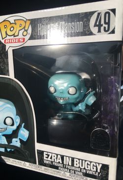 RARE NO MUSTACHE Ezra in Buggy FUNKO Haunted Mansion POP