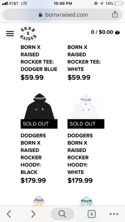 Buy Born x Raised Los Angeles Dodgers Hoodie 'White' - 0724 1FW190106LADH  WHIT