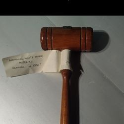 Whitehouse Remodel Recovered Material Wooden Gavel 