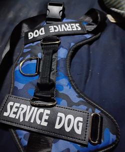 New One Package Large Service Dog No Pool Body Harness Service Dog Tag Is Removable 20 Firm