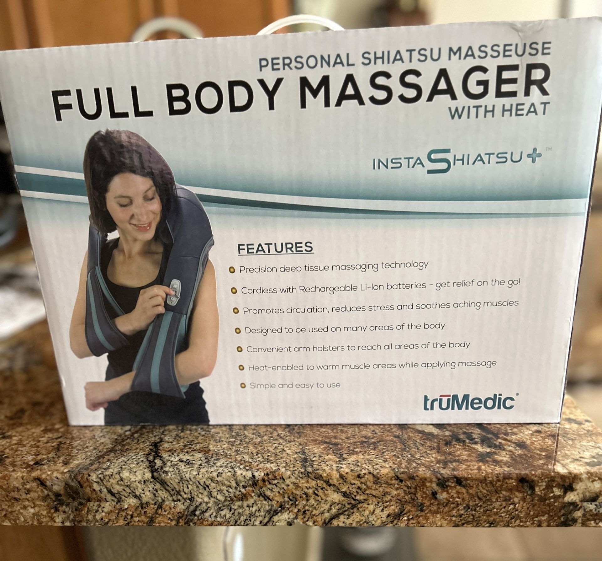 Shiatsu Massage Trumedic Shoulder And Neck Massager TruMedic
