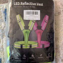 LED Reflective Safety Vest