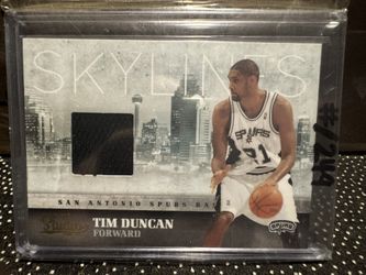Tim Duncan Game Worn Patch /249 NBA Card 