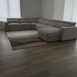 Like New Grey Sectional Sofa