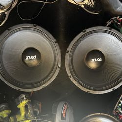 Pyle Premium 18” Subwoofer Speaker Pair – 1000W RMS Each – Great Condition!
