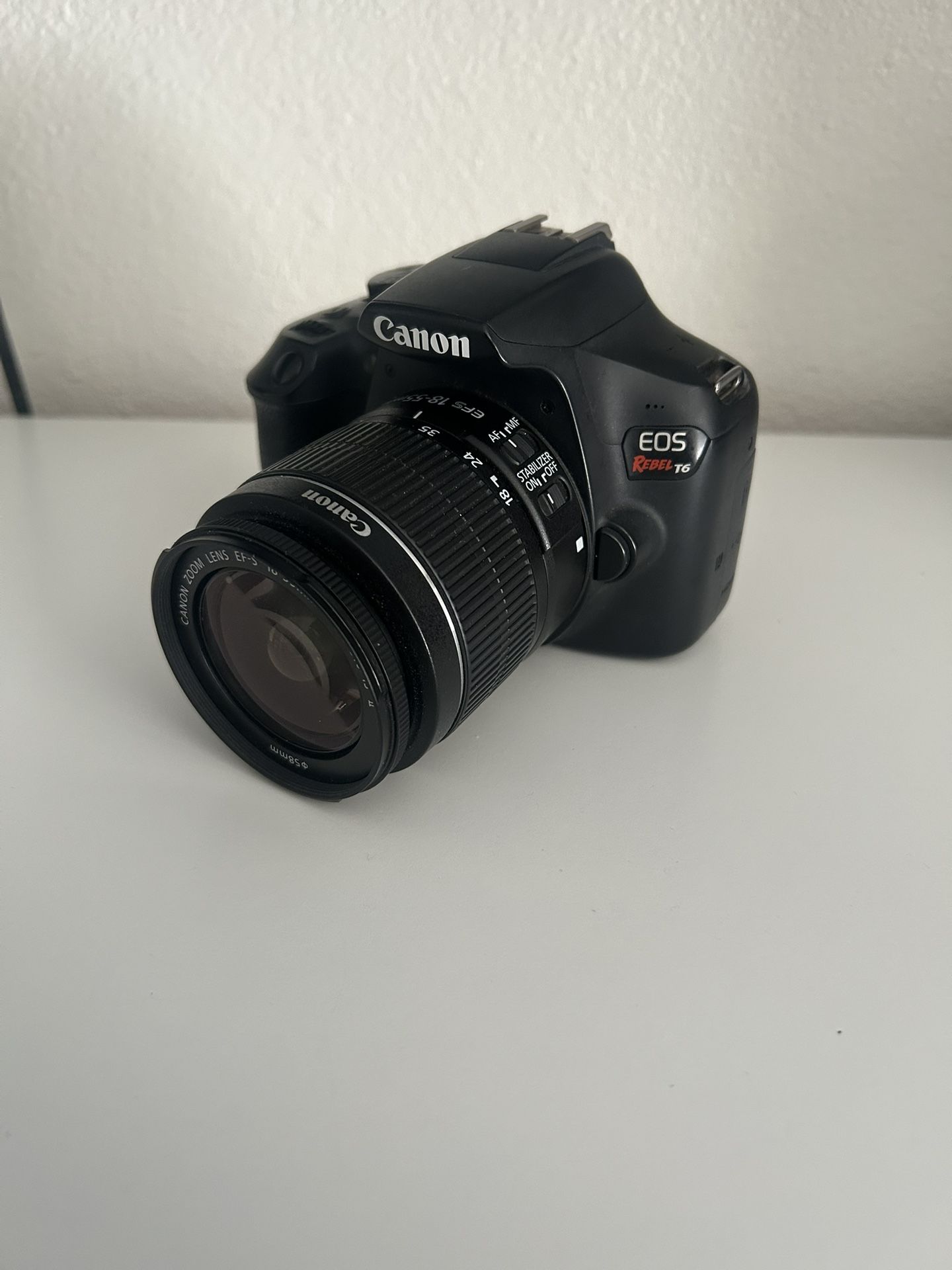 Canon Rebel T6 DSLR Camera