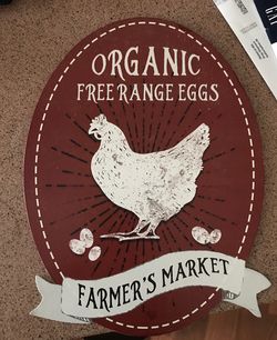 Farmers Market wall sign 9x12