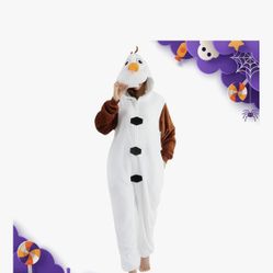 Unisex Olaf Onesie Costume