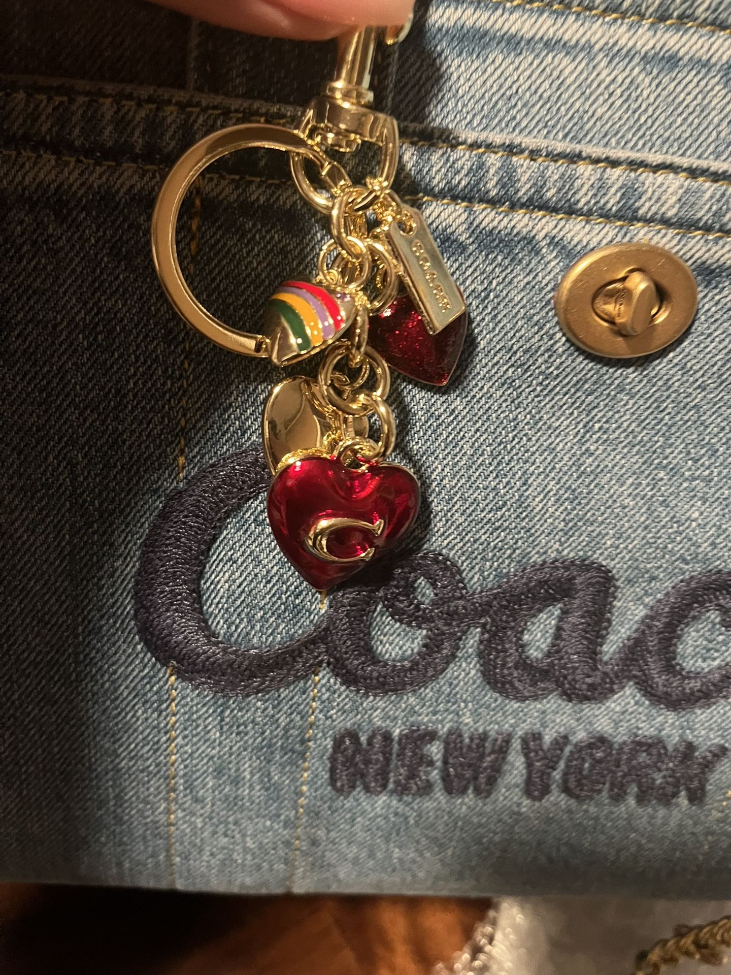 Pretty Heart Bag Charm ♥️