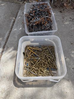 Double headed nails and screws