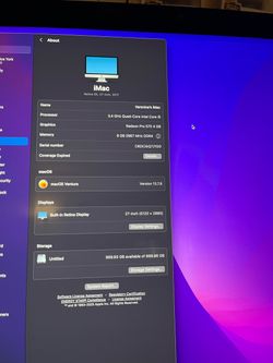 iMac 27” 5K  (2017)