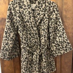 Woman’s size small Leopard Coat 