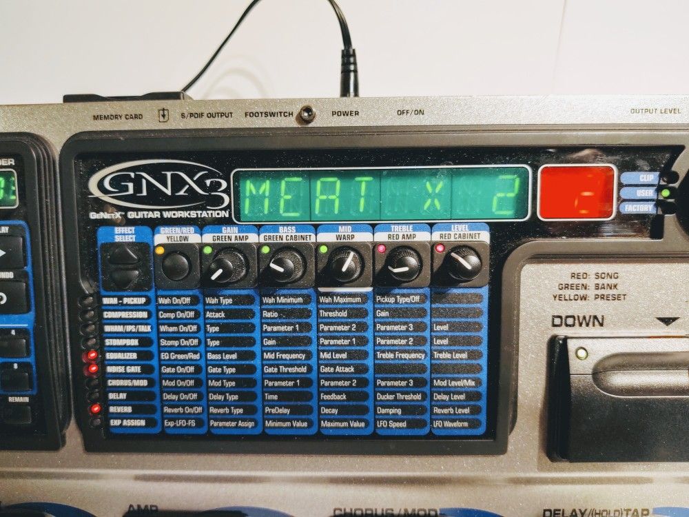 DigiTech GNX3 with manual and bag.