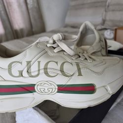 Gucci Bone Color Shoes 