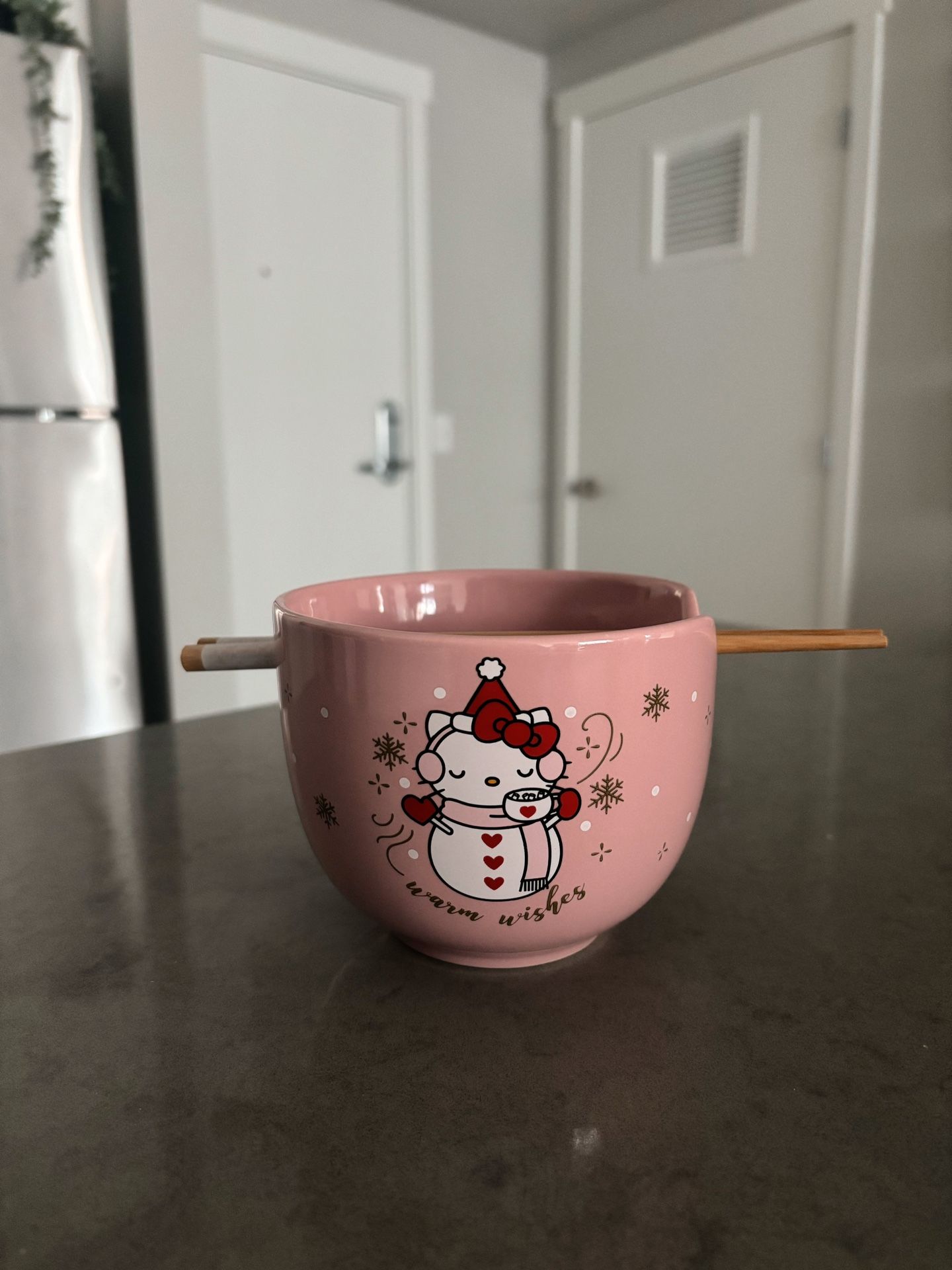 Hello Kitty Bowl with Chopsticks