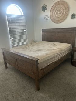Wooden Queen size bed frame