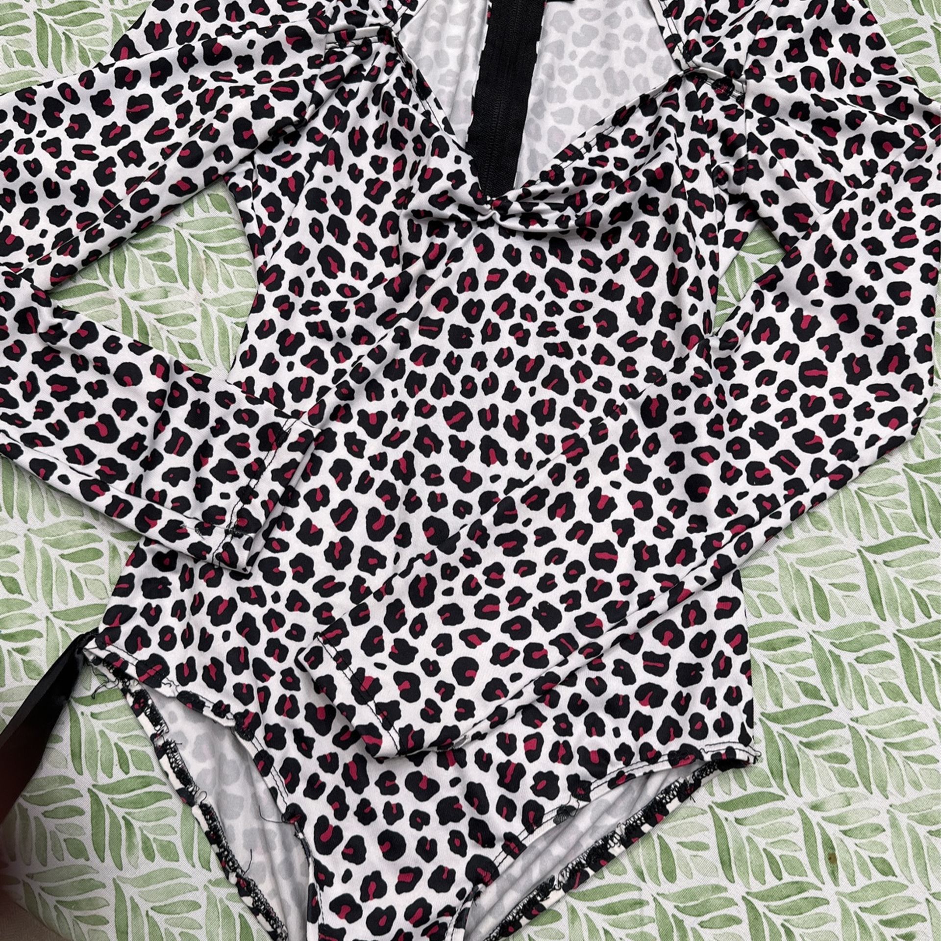 Cheetah cat Costume Leotard