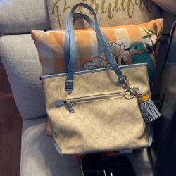 Baby Blue Women’s Tote Coach Bag