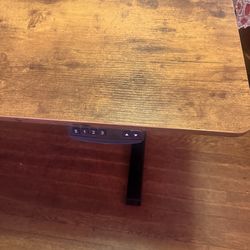 Electric Standing Desk Adjustable Height Wood Top