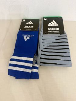 Adidas Soccer Socks – 2 Pairs, Size M