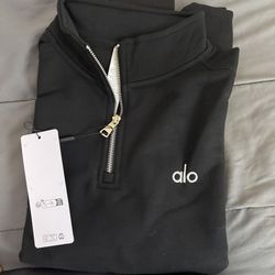 Black Alo 1/4 Zip Set Size L