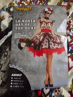 La Novia Day of the Dead Halloween Costume – $25!
