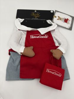 New Dog Costume Home Goods Worker Size Large Sold Out