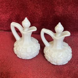 Milkglass Cruets 