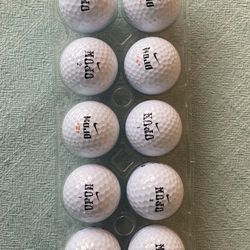 12 Nike MOJO Golf Balls