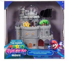 The Super Mario Galaxy Movie Deluxe Bowser Castle Playset - Includes Figure and Accessories