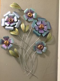 Metal wall decor