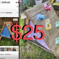 $25 Kidkraft A-Frame Hideaway and climber outdoor playground for ages 3-5