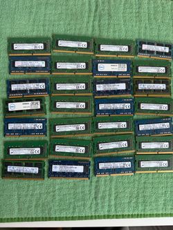 Laptop RAM Memory 2GB 4GB DDR3 DDR3L DDR4 – Samsung Micron Hynix – $5 Each