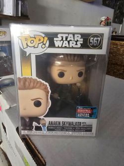 Funko Pop Star Wars Anakin Skywalker #567 Funko 2022 Convertion Limited Edition protector