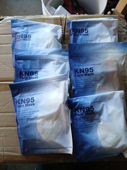 Brand New 5pc In Package KN95 Face Mask 3 Dollars Por Package 
