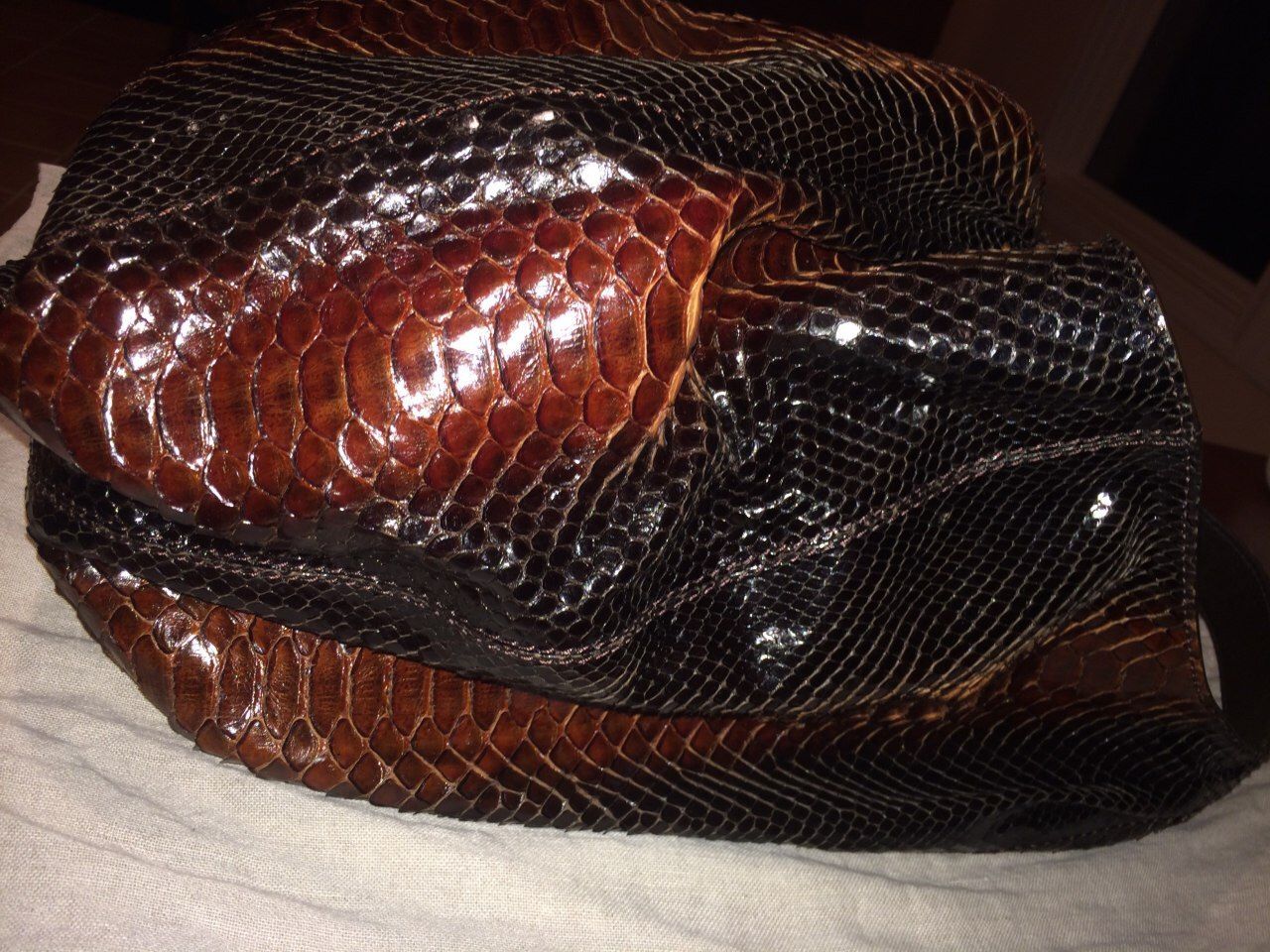 RARE Runway Snakeskin (Python) Shoulder Bag By Valentino