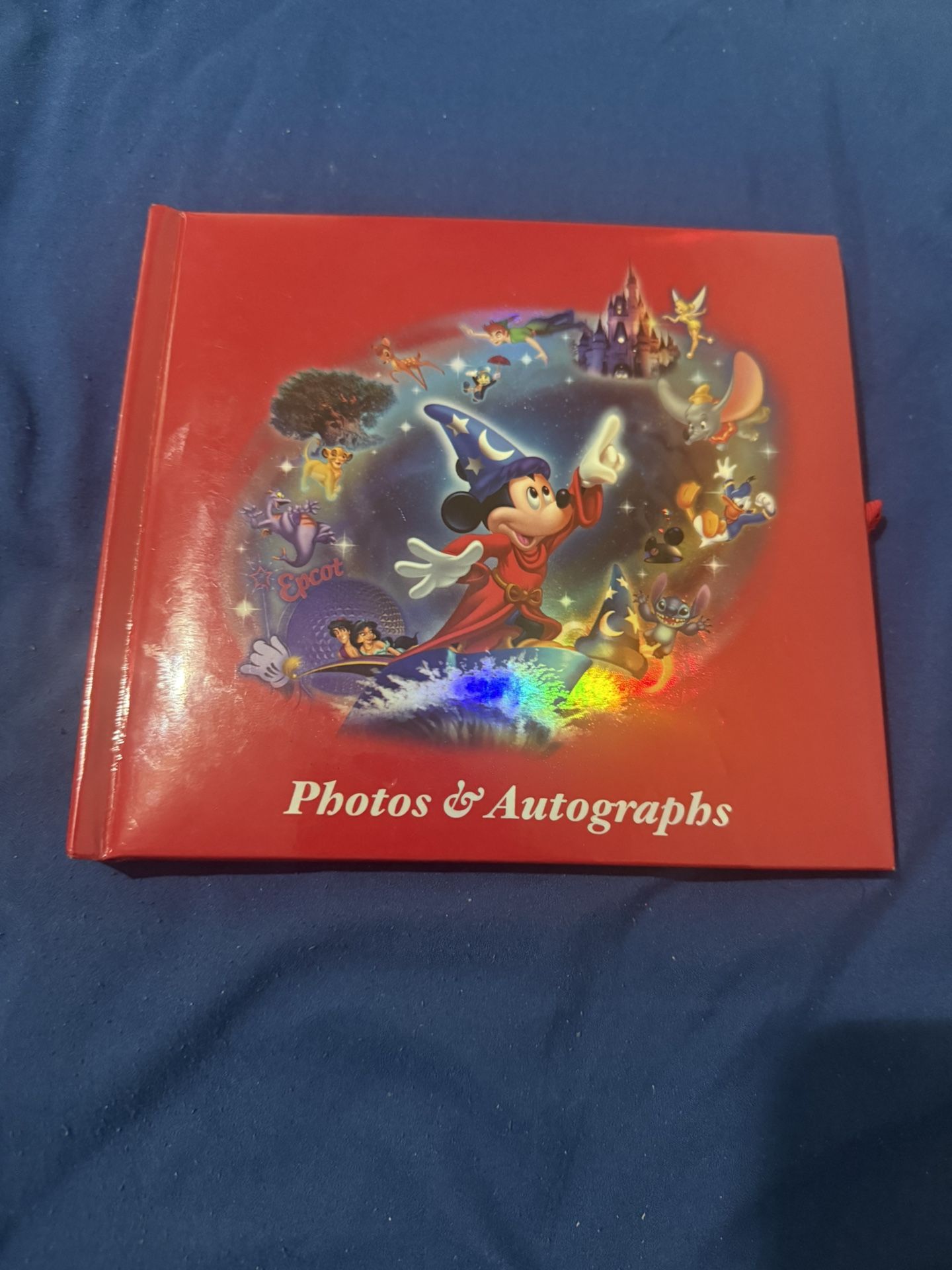 Used Disney World Where Magic Lives Photo Autograph Album With 6 Character Autos