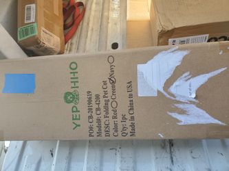 Portable large pet bed